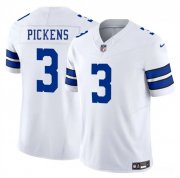 Men's Dallas Cowboys #3 George pickens White 2025 F.U.S.E. Vapor Untouchable Limited Football Stitched Jersey Cheap