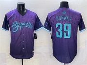Cheap Men's Arizona Diamondbacks #39 Corbin Burnes Purple 2025 City Connect Limited Stitched Baseball Jersey
