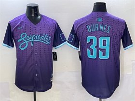 Cheap Men\'s Arizona Diamondbacks #39 Corbin Burnes Purple 2025 City Connect Limited Stitched Baseball Jersey