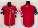 Cheap Men's New York Yankees Blank Red American Style Limited Stitched Baseball Jersey
