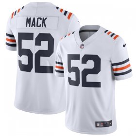 Wholesale Cheap Nike Bears #32 David Montgomery White Alternate Men\'s Stitched NFL Vapor Untouchable Limited 100th Season Jersey