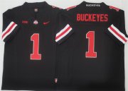 Cheap Men's Ohio State Buckeyes #1 Buckeyes Black 2025 F.U.S.E. Limited Stitched Jersey