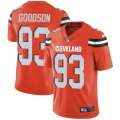 Wholesale Cheap Nike Browns #93 B.J. Goodson Orange Alternate Men's Stitched NFL Vapor Untouchable Limited Jersey
