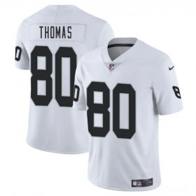 Men\'s Las Vegas Raiders #80 Ian Thomas White 2025 Vapor Football Stitched Jersey Cheap
