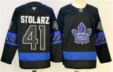 Cheap Men's Toronto Maple Leafs #41 Anthony Stolarz Black 2024-25 Stitched Hockey Jersey