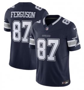 Cheap Men\'s Dallas Cowboys #87 Jake Ferguson Navy 2023 F.U.S.E. Vapor Untouchable Limited Football Stitched Jersey