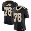 Men's New Orleans Saints #76 Will Clapp Black 2025 Vapor Limited Football Stitched Jersey Cheap