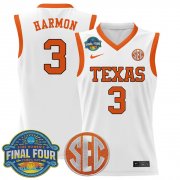 Cheap Men's Texas Longhorns #3 Rori Harmon White 2025 Sec Women