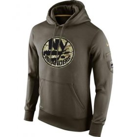 Wholesale Cheap Men\'s New York Islanders Nike Salute To Service NHL Hoodie