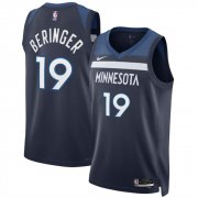 Cheap Men's Minnesota Timberwolves #19 Joan Beringer Navy 2025 Draft Icon Edition navy Stitched Jersey