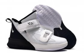 Wholesale Cheap Nike Lebron James Soldier 13 Shoes White Black