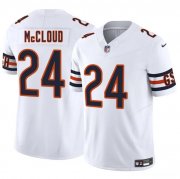Cheap Men's Chicago Bears #24 Nick McCloud White 2025 F.U.S.E. Vapor Untouchable Limited Football Stitched Jersey