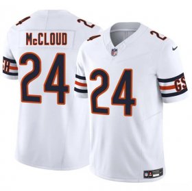 Cheap Men\'s Chicago Bears #24 Nick McCloud White 2025 F.U.S.E. Vapor Untouchable Limited Football Stitched Jersey