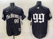 Men's New York Yankees #99 Aaron Judge Black 'Gothic Legacy Edition' Vapor Premier Limited Stitched Baseball Jersey Cheap Wholesale