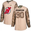 Wholesale Cheap Adidas Devils #90 Marcus Johansson Camo Authentic 2017 Veterans Day Stitched NHL Jersey