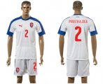 Wholesale Cheap Czech #2 Prochazka Away Soccer Country Jersey