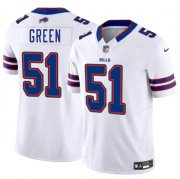 Men's Buffalo Bills #51 Kendrick Green White 2025 F.U.S.E. Vapor Untouchable Limited Football Stitched Jersey Cheap