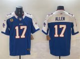 Cheap Men's Buffalo Bills #17 Josh Allen Blue White F.U.S.E. With 4-star C Ptach Football Stitched Jersey