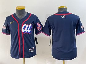 Cheap Youth American League Seattle Mariners Blank Navy 2025 All-Star Edition Limited Stitched Baseball Jersey