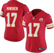 Women's Kansas City Chiefs #17 Gardner Minshew Red 2025 Vapor Untouchable Limited Stitched Jersey(Run Small) Cheap Wholesale