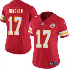 Women\'s Kansas City Chiefs #17 Gardner Minshew Red 2025 Vapor Untouchable Limited Stitched Jersey(Run Small) Cheap Wholesale