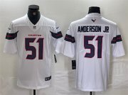 Cheap Men's Houston Texans #51 Will Anderson Jr. White Vapor Untouchable Football Stitched Jersey
