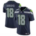 Cheap Men's Seattle Seahawks #18 Elijah Arroyo Navy 2025 Draft Vapor Limited Football Stitched Jersey