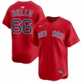 Cheap Men's Boston Red Sox #66 Brayan Bello Red 2024 Alternate Limited Stitched Baseball Jersey