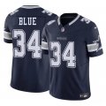 Cheap Men's Dallas Cowboys #34 Jaydon Blue Navy 2025 F.U.S.E Draft Vapor Untouchable Limited Football Stitched Jersey