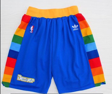 Wholesale Cheap Denver Nuggets Blue Short